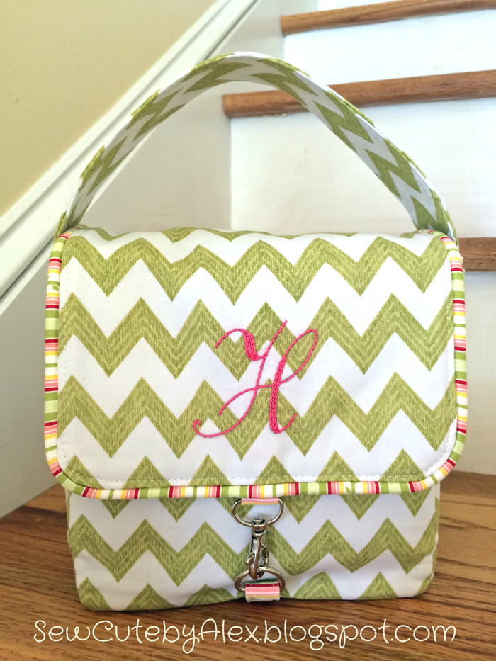 Sew Cute Love Your Lunch Bag by Alex