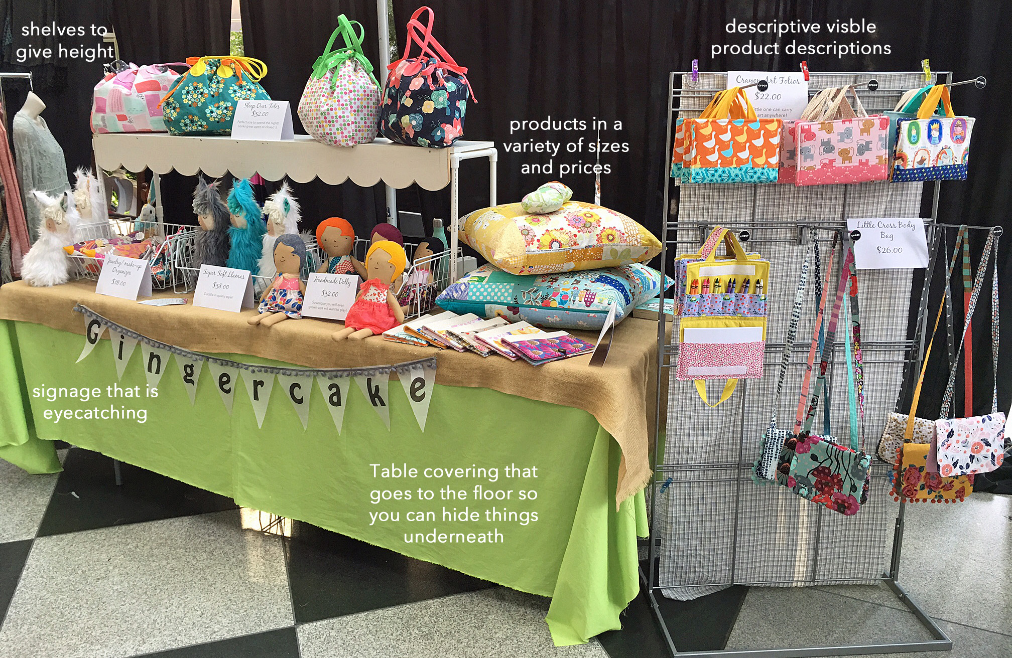 how-to-set-up-a-simple-craft-show-table-that-looks-great-gingercake