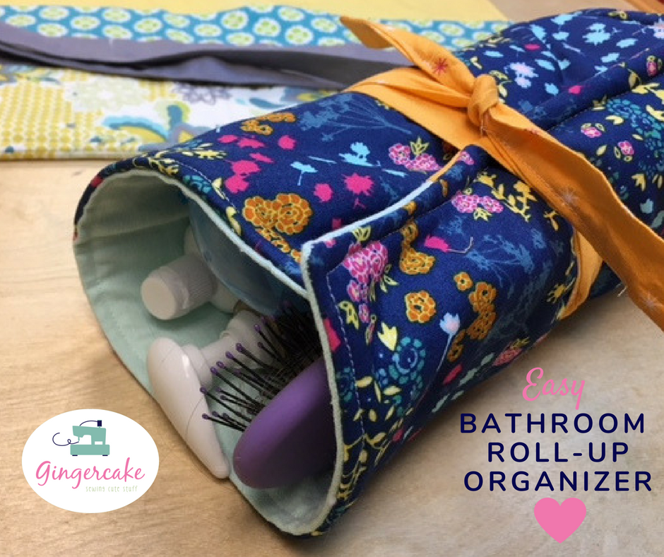make your own bathroom organizer