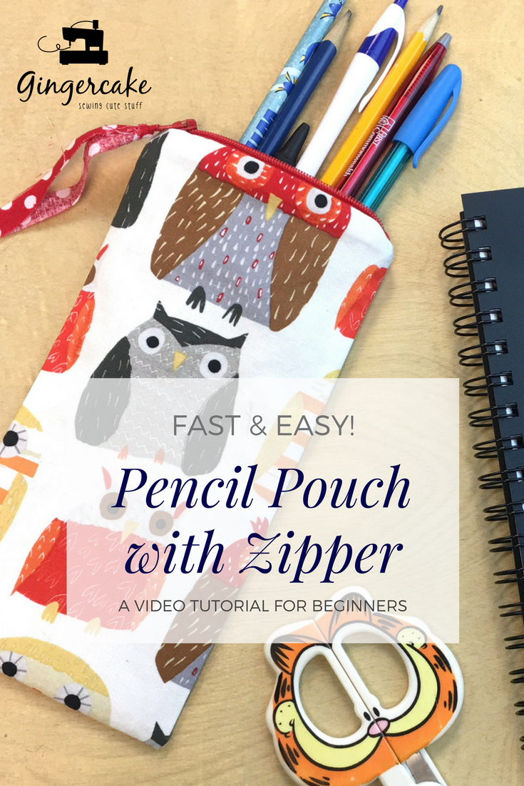 diy pencil case no zipper