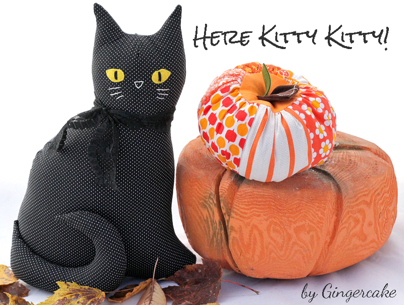 How to make the Black Kitty from the Modern Folksy Kitty Pattern