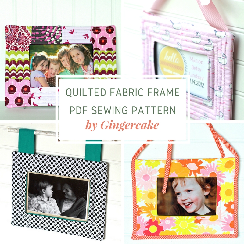 Brand new Quilted Fabric Frame Sewing Pattern!