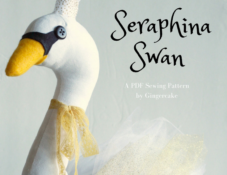 Seraphina Swan Sewing Pattern all dressed up!