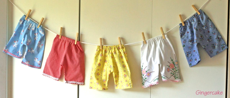 GingercakeVintage FabricBabyPants