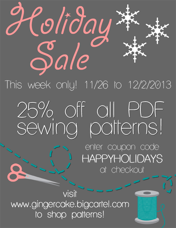 Holiday sale 2013