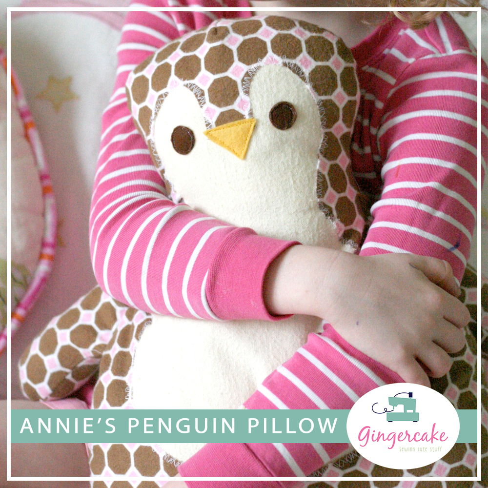 PDF Penguin Pillow Sewing Pattern