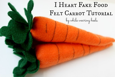 Felt carrot 151