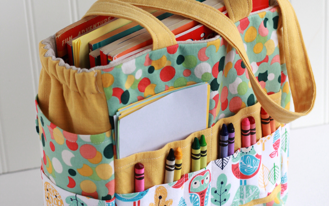 Art Caddy Tote ~ a softer side…