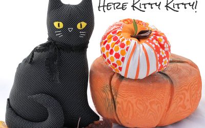 How to make the Black Kitty from the Modern Folksy Kitty Pattern