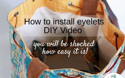 How to easily install eyelets