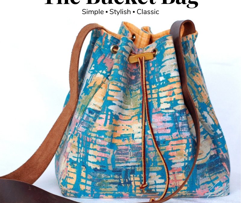 Gingercake Bucket Bag Pattern is now in the SHOP!