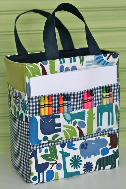 art supply tote for boys