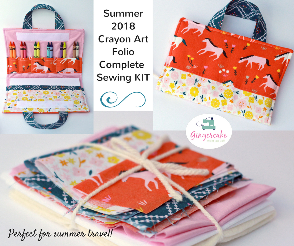 The Best Seller: The Crayon Art Folio Sewing Pattern | Gingercake